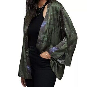 NWT silk blend 8 ALLSAINTS Casi Heidi Kimono